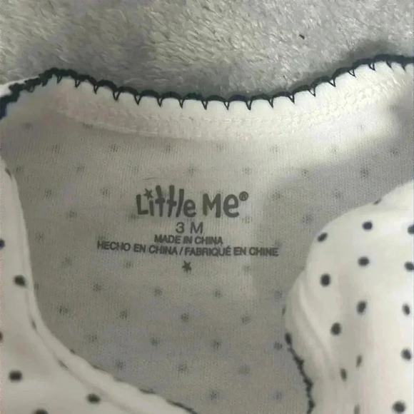 Little Me - floral dress with built in onesie. Size  3 months - Picture 2 of 3